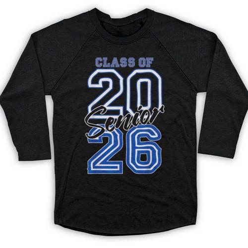Class Of 2026 Senior Graduation High School And College Grad Baseball Raglan Shirt - Best Gift Smart