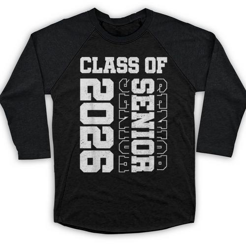 Class Of 2026 Shirt School Senior Year Graduation 2026 Baseball Raglan Shirt - Best Gift Smart