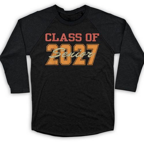 Class Of 2027 Graduation Senior Back To School 2026 Graduat Baseball Raglan Shirt - Best Gift Smart