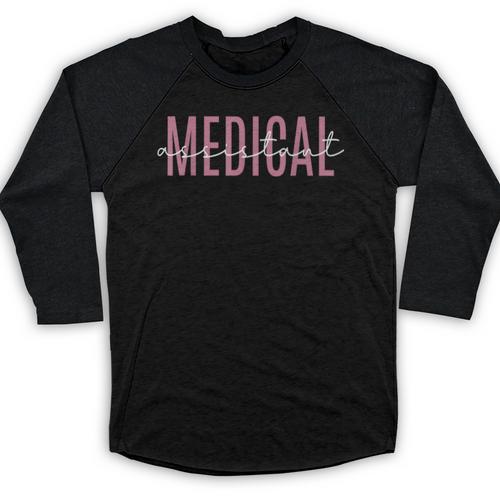 Clinical Registered Medical Assistant Graduation Squad Women Baseball Raglan Shirt - Best Gift Smart