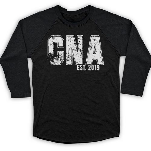 CNAs Graduation Shirt CNA Est 2019 Baseball Raglan Shirt - Best Gift Smart