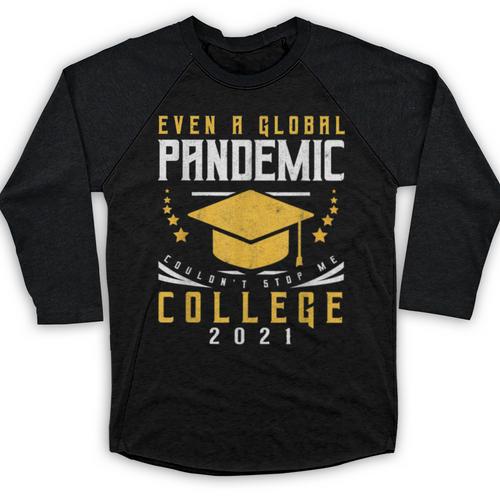 College 2021 Degree Graduation Graduate Baseball Raglan Shirt - Best Gift Smart
