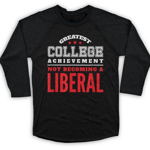 College Graduation For Conservatives Baseball Raglan Shirt - Best Gift Smart