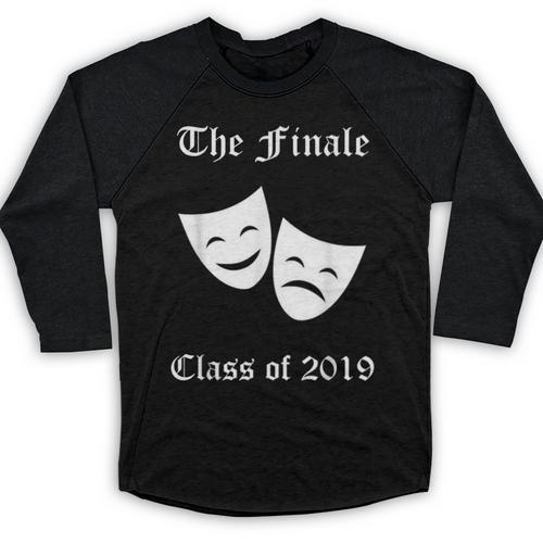 Cool Theater Graduation Tshirt Tragedy And Comedy Masks Baseball Raglan Shirt - Best Gift Smart