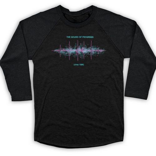 DIAL UP Modem Sound Of Progress 1996 Gen X Tech Nostalgia Baseball Raglan Shirt - Figerry