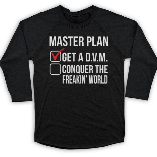 DVM Veterinarian Graduation Doctor Veterinary Medicine Baseball Raglan Shirt - Best Gift Smart