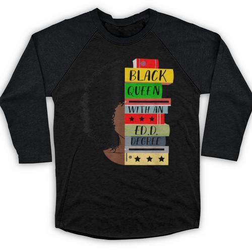 EdD Doctor Of Education Book Degree Doctorate Graduation Baseball Raglan Shirt - Best Gift Smart