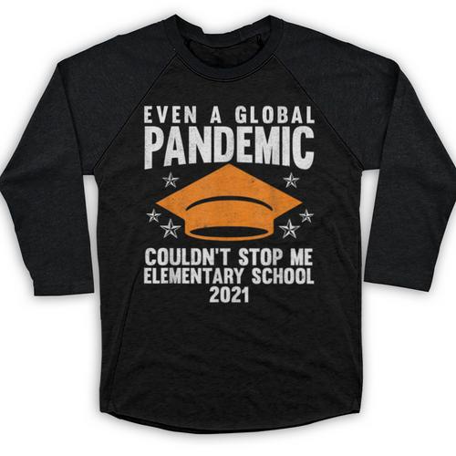 Elementary School 2021 Degree Graduation Graduate Baseball Raglan Shirt - Best Gift Smart