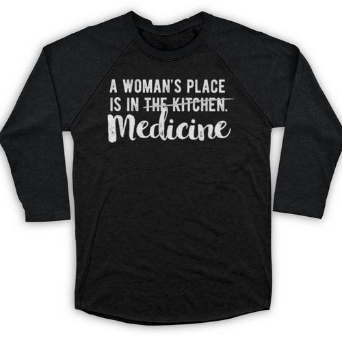 Female Doctor Shirt Rights Graduation Baseball Raglan Shirt - Best Gift Smart