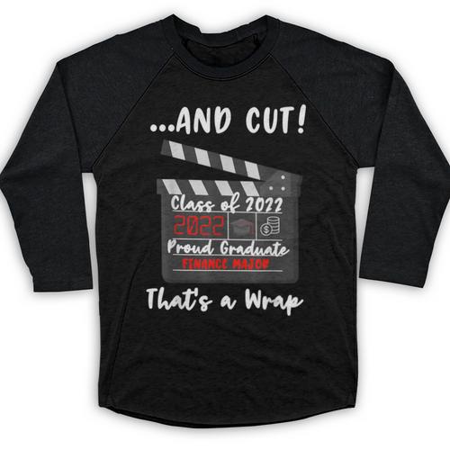 Finance Major Graduation Class Of 2022 Graduate Finance Baseball Raglan Shirt - Best Gift Smart