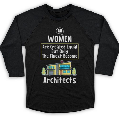 The Finest Architect For Graduation Women Baseball Raglan Shirt - Best Gift Smart