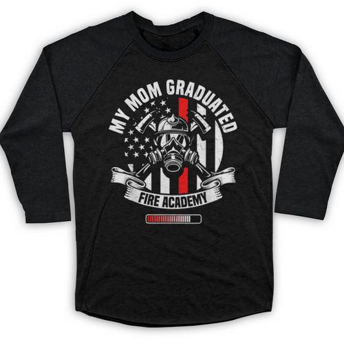 Fire Academy Graduate Firefighter Graduation Baseball Raglan Shirt - Best Gift Smart