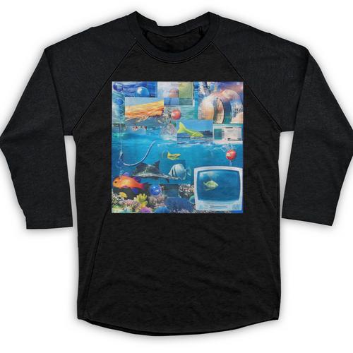 Frutiger Aero Retro Vibes Y2K Retro Grunge Baseball Raglan Shirt - Figerry