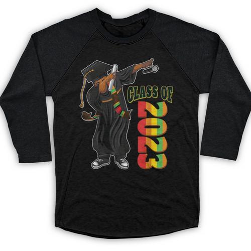 Grads Senior Class Of 2023 Graduation Decoration Stole Baseball Raglan Shirt - Best Gift Smart