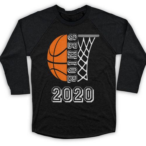 Graduate Senior Class 2020 Graduation Basketball Player Baseball Raglan Shirt - Best Gift Smart