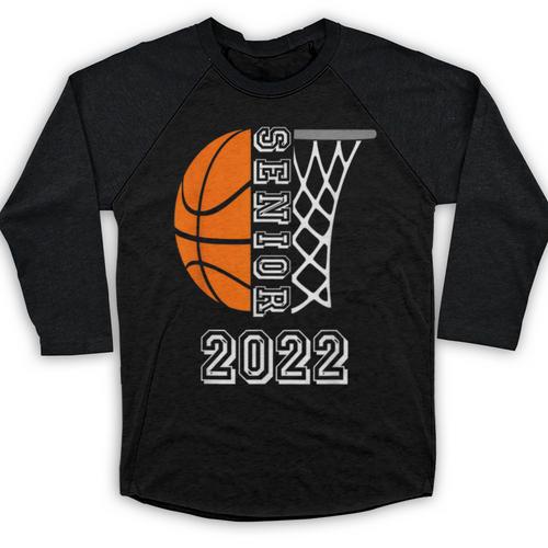 Graduate Senior Class 2022 Graduation Basketball Player Baseball Raglan Shirt - Best Gift Smart