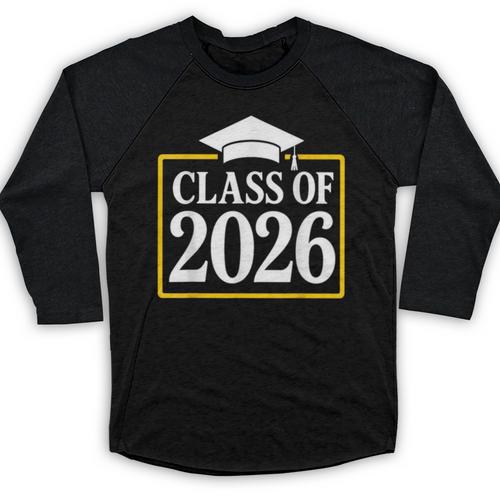 Graduation Class Of 2026 Senior 2026 Baseball Raglan Shirt - Best Gift Smart