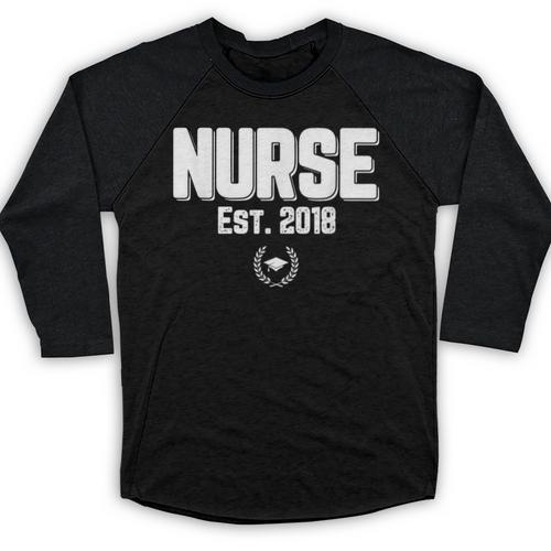 Graduation For Nurse Practitioners 2018 Nursing School Baseball Raglan Shirt - Best Gift Smart
