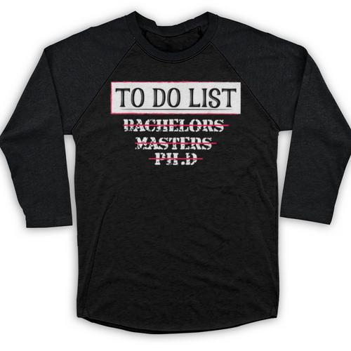 Graduation PhD Tee Bachelors Tee Masters Degree Shirts Baseball Raglan Shirt - Best Gift Smart