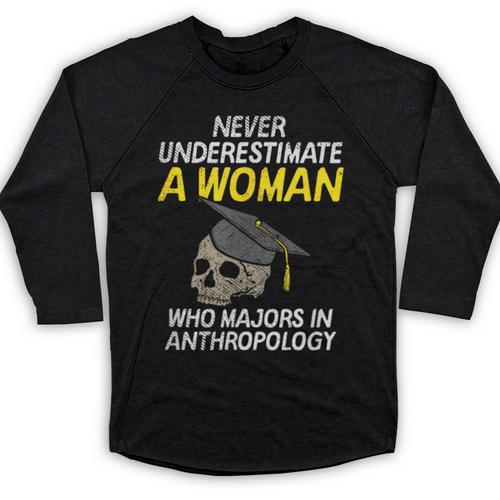 Graduation Student Who Majors In Anthropology Baseball Raglan Shirt - Best Gift Smart