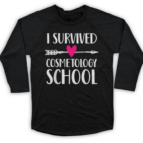 Hairstylist Cosmetology School Graduation Graduate Tee Baseball Raglan Shirt - Best Gift Smart
