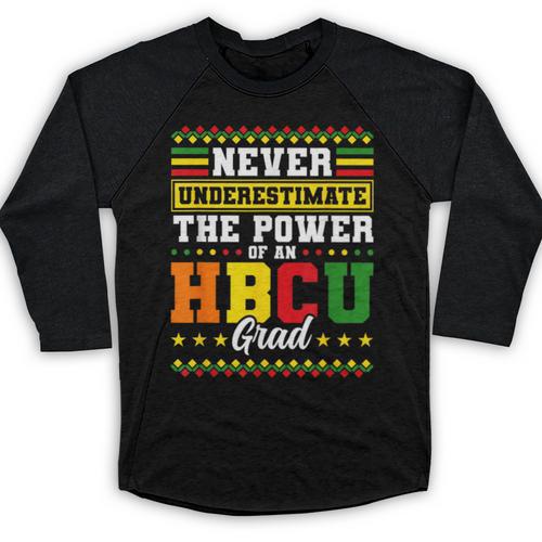 HBCU Grad Historically College Graduation Baseball Raglan Shirt - Best Gift Smart