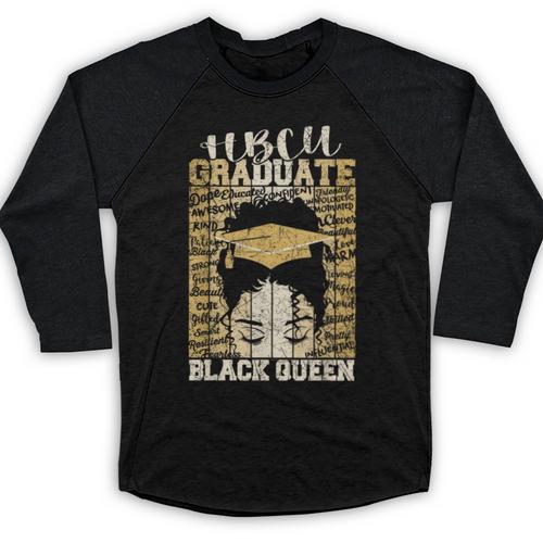 HBCU Historical College Alumni Queen Graduation 2024 Baseball Raglan Shirt - Best Gift Smart