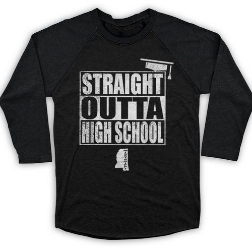 High School Graduation For Him Her 2017 Tshirt Baseball Raglan Shirt - Best Gift Smart
