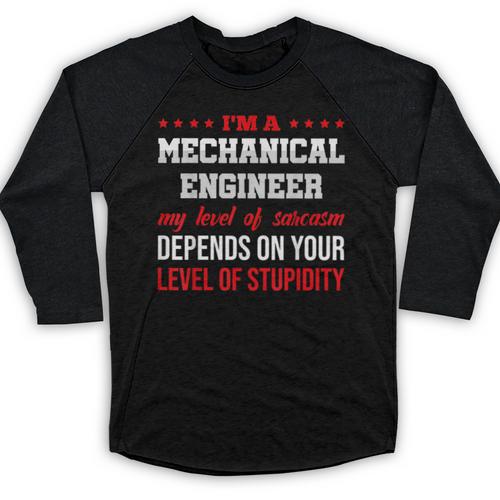 I'm A Mechanical Engineer Graduation Mechanical Engineers Baseball Raglan Shirt - Best Gift Smart