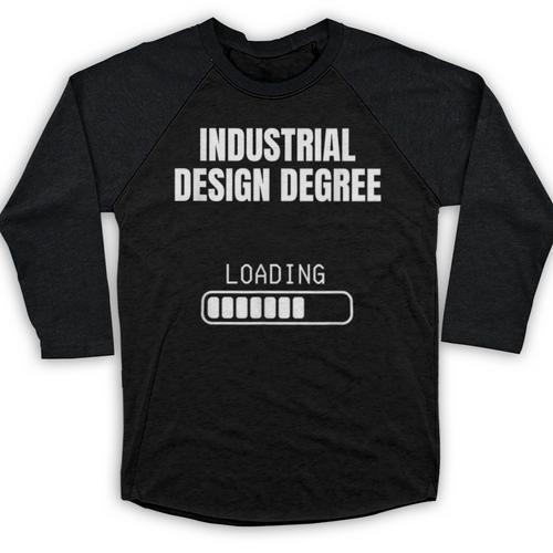 Industrial Degree Loading Student Graduation Baseball Raglan Shirt - Best Gift Smart