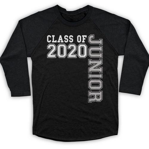 Junior Class Of 2020 Shirt Graduation Apparel Tee Baseball Raglan Shirt - Best Gift Smart