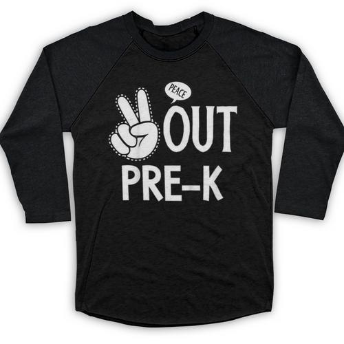 Kids Pre-K Graduation Kids Toddlers Baseball Raglan Shirt - Best Gift Smart