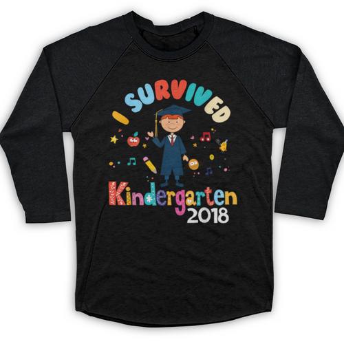 Kindergarten Graduation 2018 T Shirt Graduate Baseball Raglan Shirt - Best Gift Smart