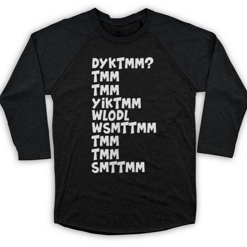 Do You Know The Muffin Man DYKTMM Nostalgia Quote Baseball Raglan Shirt - Figerry