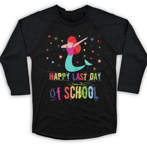 Last Day Of School T-Shirt Graduation 2018 Shirt Baseball Raglan Shirt - Best Gift Smart