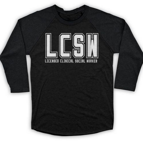LCSW Licensed Clinical Social Worker Graduation Baseball Raglan Shirt - Best Gift Smart