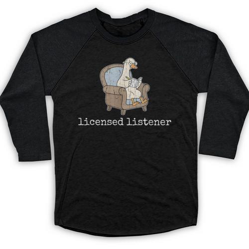 Licensed Listener Goose School Graduation Baseball Raglan Shirt - Best Gift Smart