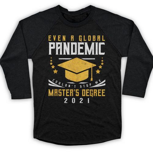 Master's Degree 2021 Master Graduation Graduate Baseball Raglan Shirt - Best Gift Smart