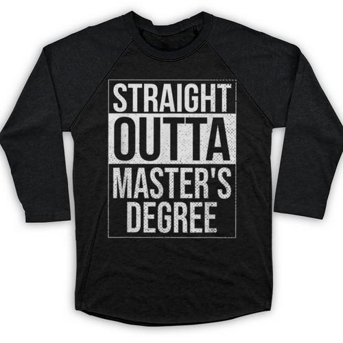 Masters Degree Graduation Mastered It MBA Graduation Baseball Raglan Shirt - Best Gift Smart