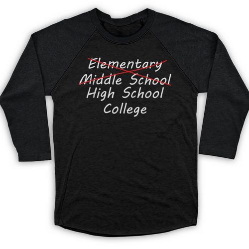 Middle School Graduation For Her 2021 High School Baseball Raglan Shirt - Best Gift Smart