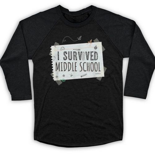 Middle School Graduation Shirts Graduate Grad Baseball Raglan Shirt - Best Gift Smart