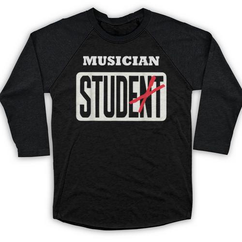 MUSICIAN Student Shirt Graduation MUSICIAN Stud Baseball Raglan Shirt - Best Gift Smart