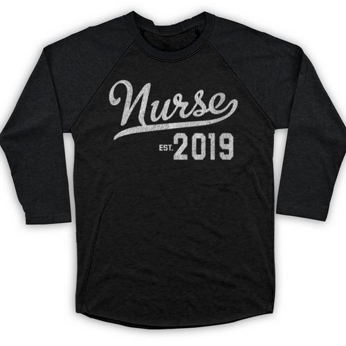 New RN Nurse Graduation 2019 Baseball Raglan Shirt - Best Gift Smart