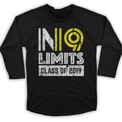 No Limits Cool Class Of 2019 Graduation Baseball Raglan Shirt - Best Gift Smart