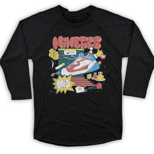 Nostalgia Gen X 90s Nineties Things Baseball Raglan Shirt - Figerry