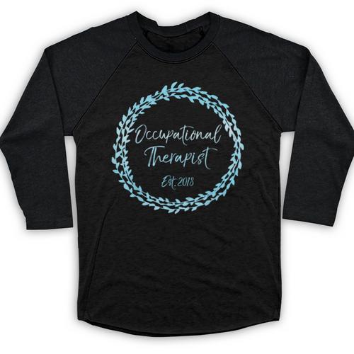 Occupational Therapy Grad School Graduation Therapist Baseball Raglan Shirt - Best Gift Smart