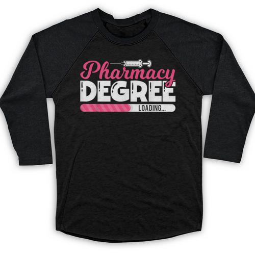 Pharmacy Degree Loading Future Pharmacist Graduation Baseball Raglan Shirt - Best Gift Smart
