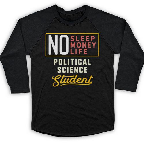 Political Science Major Student Shirt Graduation Baseball Raglan Shirt - Best Gift Smart