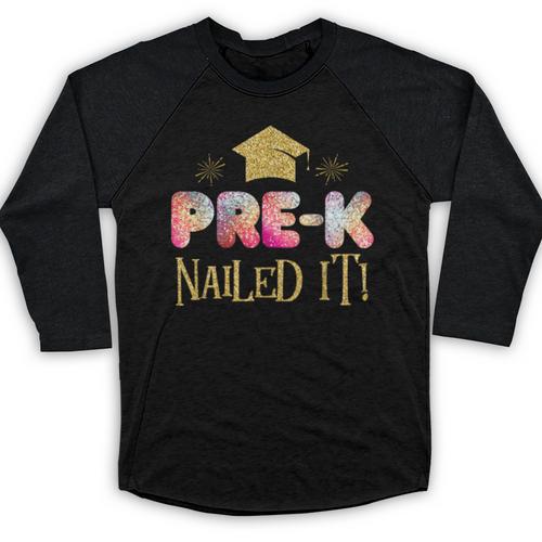 Pre K Graduation s Grad Shirt 2018 Baseball Raglan Shirt - Best Gift Smart