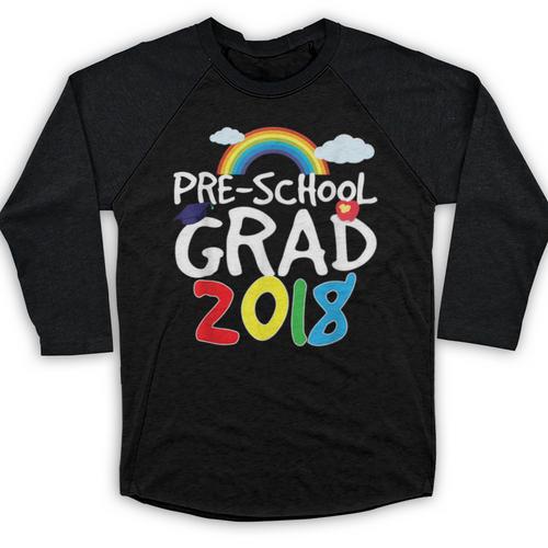 Preschool Graduation 2018 Last Day School Pre K Baseball Raglan Shirt - Best Gift Smart